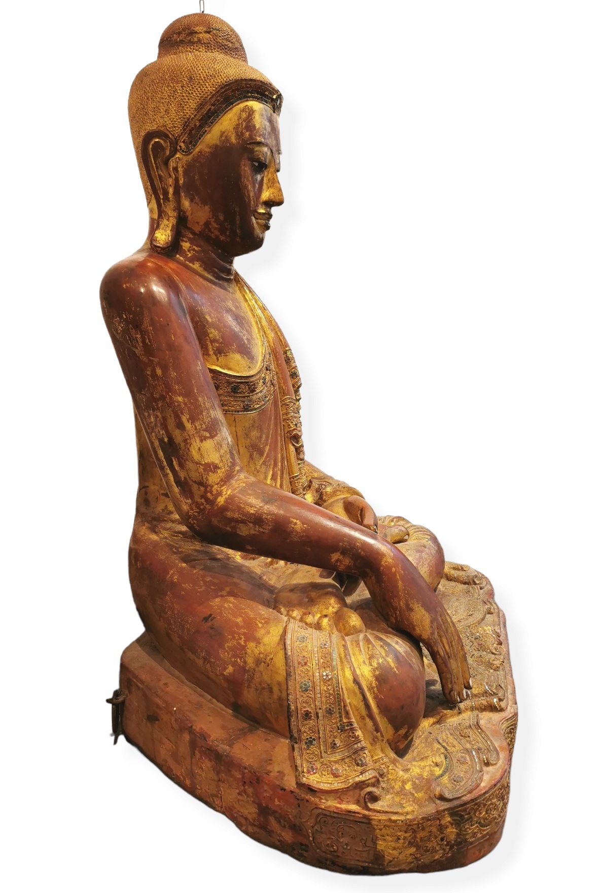 Importante figure de Bouddha en Vajrasana